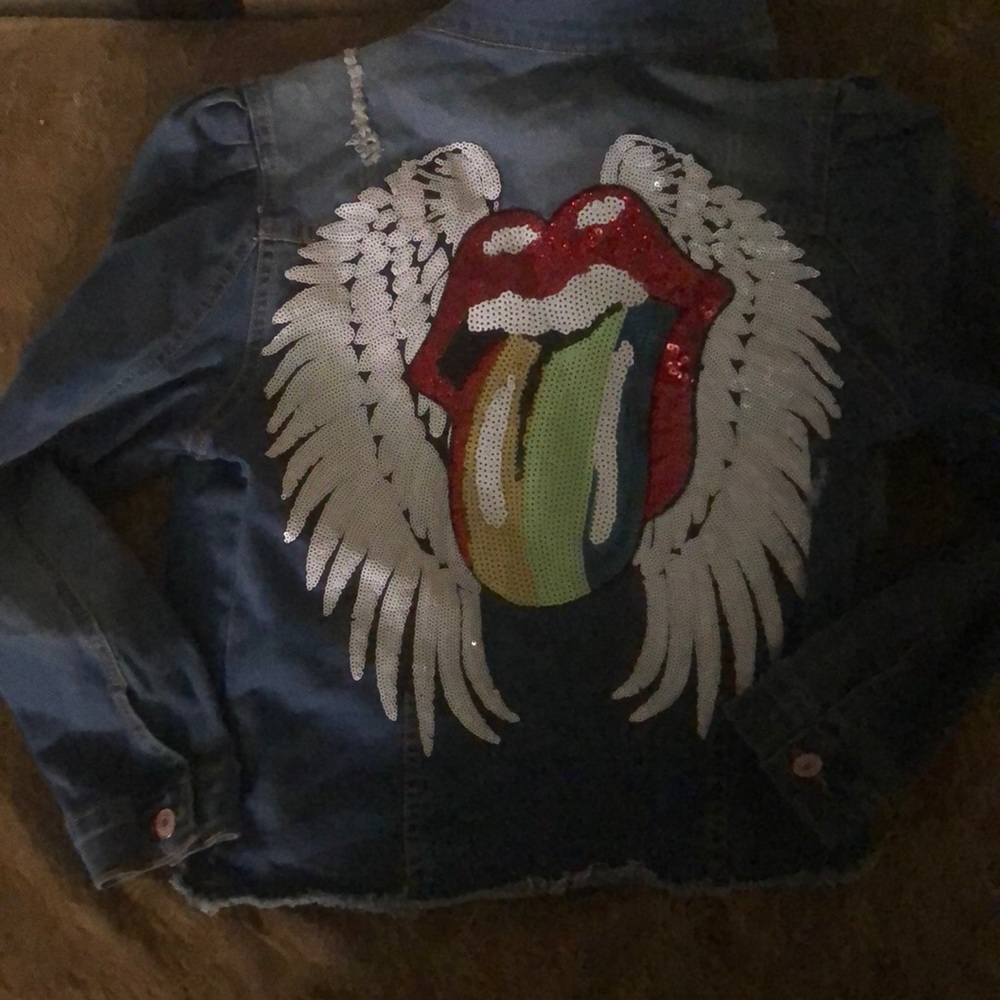 Denim jacket.